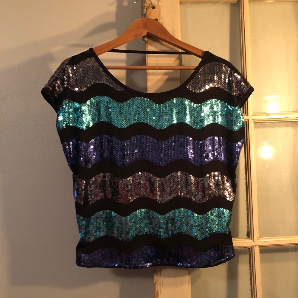Forever 21 Sequin Shirt